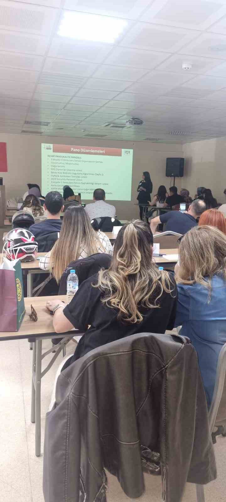 ’İl Ambulans Servisi Kalite Toplantısı’ gerçekleştirildi