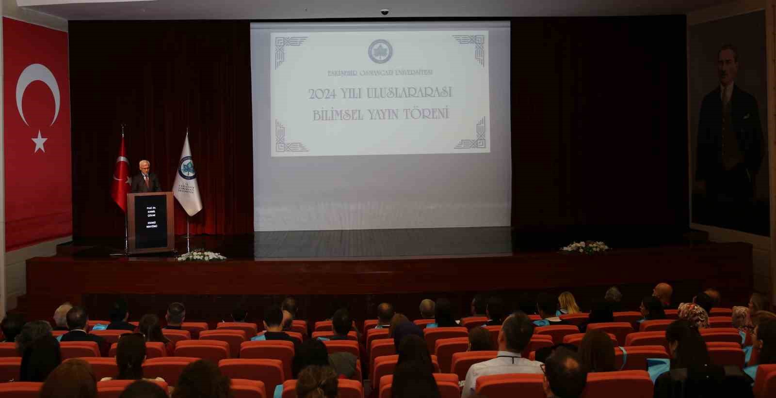 ESOGÜ, uluslararası bilimsel yayın çalışmaları yapan akademisyenlere teşekkür etti
