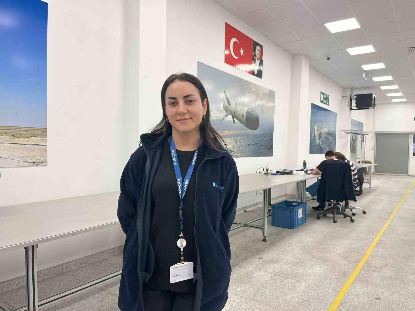 Milli savunma ürünlerinin kritik parçalarını Eskişehirli kadın işçiler üretiyor