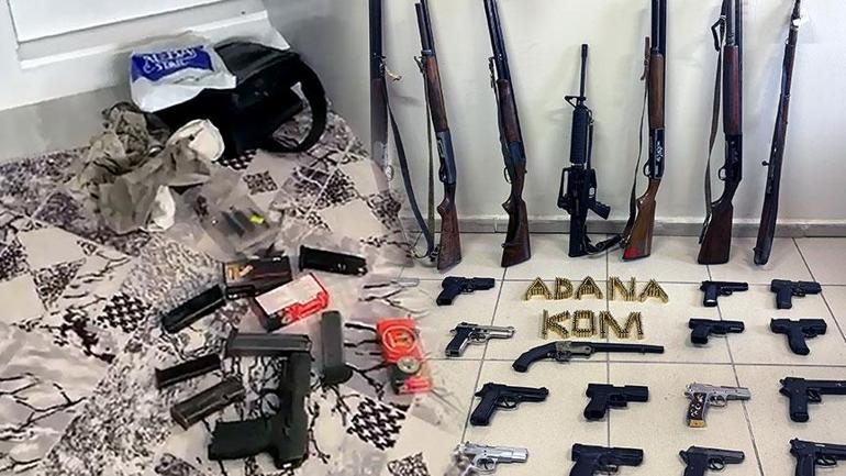 Yer: Adana! Suç örgütlerine silah satışı hazırlığındaki çete çökertildi