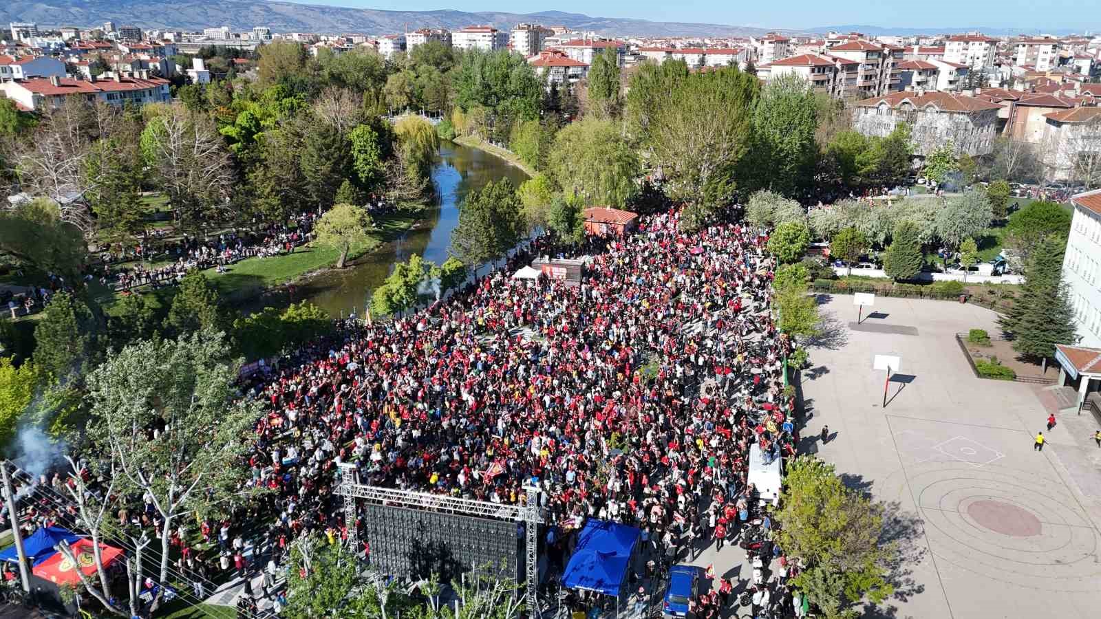 Eskişehir’de şampiyonluk kutlamaları